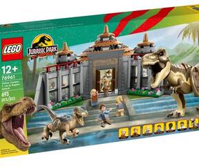 LEGO® 76961 Angriff des T. rex und des Raptors aufs Besucherzentrum
